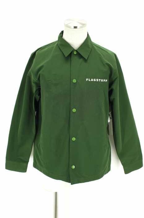 FLAGSTUFF × BEAMS (フラッグスタッフ × ビームス) 15SS バックプリントコーチジャケット メンズ アウター