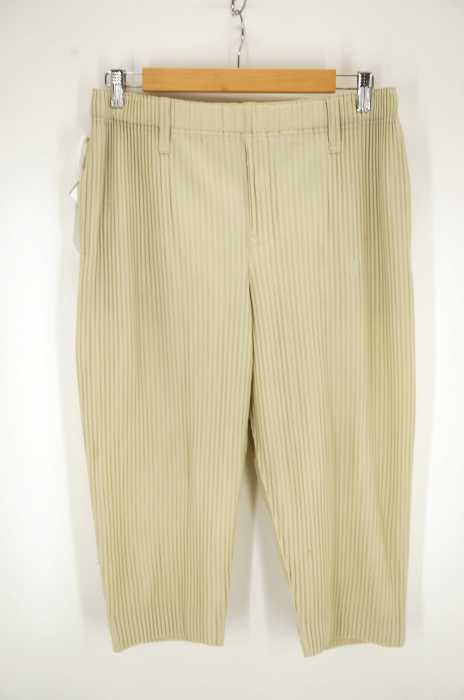 HOMME PLISSÉ ISSEY MIYAKE (オムプリッセ イッセイミヤケ) プリーツ加工クロップドイージーパンツ メンズ パンツ