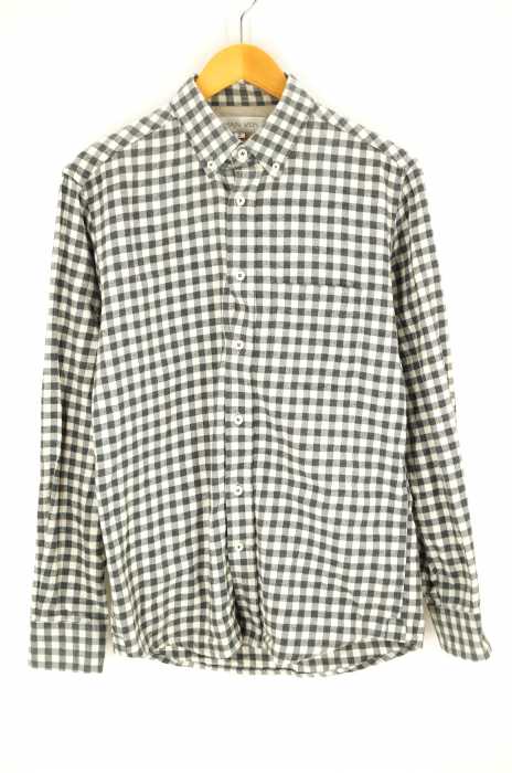main vein(メインベイン) チェック柄ボタンダウンロングスリーブシャツ メンズ トップス