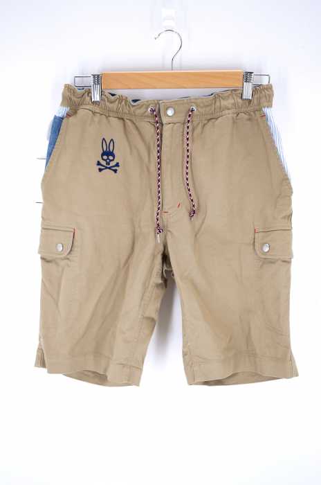 Psycho Bunny（サイコバニー） シャンブレー切替ハーフチノパンツ メンズ パンツ