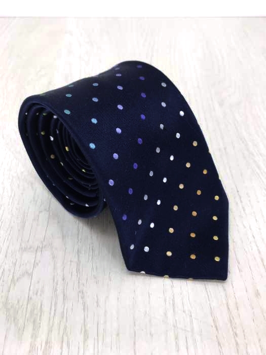 Paul Smith(ポールスミス) ドット刺繍ネクタイ メンズ ファッション雑貨