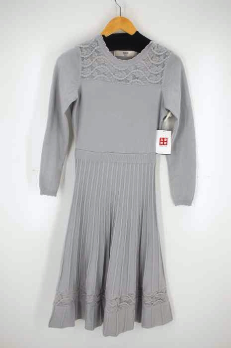 tocco closet（トッコクローゼット） レース切替ニットワンピース レディース ワンピース