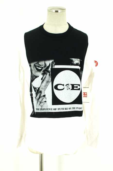 C.E （シーイー） 切替プリントカットソー　Tシャツ メンズ トップス