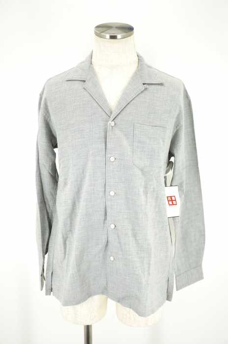 UNITED ARROWS green label relaxing (ユナイテッドアローズグリーンレーベルリラクシング) 17AW ST ビエラオープンカラーSOLIDシャツ 開襟シャツ メンズ トップス