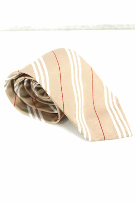 BURBERRY LONDON （バーバリーロンドン） レジメンタル柄シルクタイ メンズ ファッション雑貨