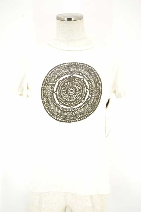 REMI RELIEF （レミレリーフ） ダメージ加工プリント半袖Tシャツ メンズ トップス