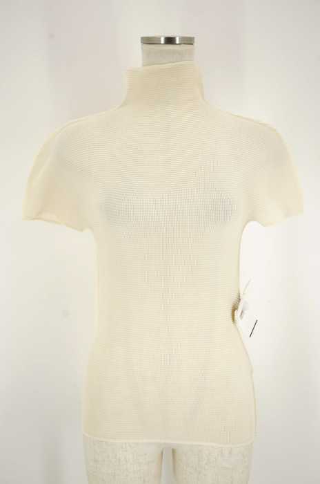 me ISSEY MIYAKE (ミー イッセイミヤケ) シワ加工ハイネックトップス レディース トップス