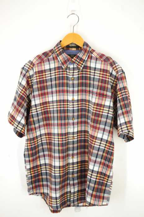ORVIS （オービス） チェック柄半袖ボタンダウンシャツ メンズ トップス