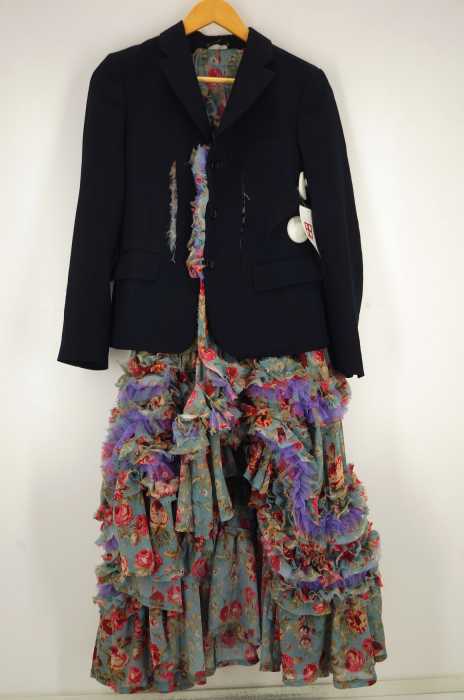 COMME des GARCONS （コムデギャルソン） 18AW フリルドッキングテーラードジャケット レディース アウター