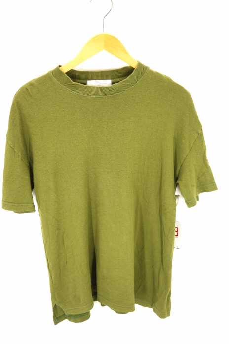bunt (バント) シルク混クルーネック半袖Tシャツ メンズ トップス