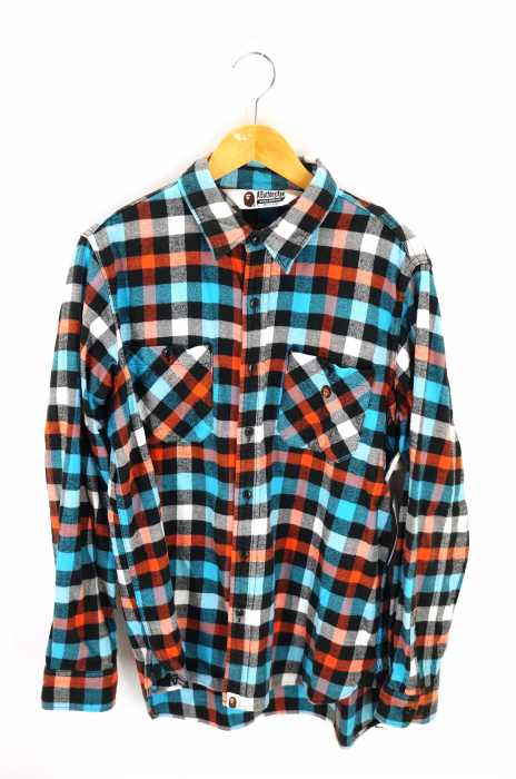 A BATHING APE （アベイシングエイプ） チェックシャツ メンズ トップス