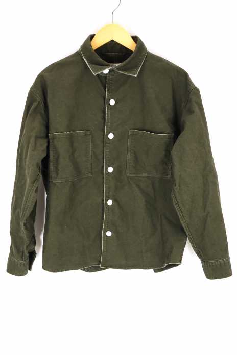 BLUE WORK（ブルーワーク） 19AW コットンモールスキンシャツブルゾン メンズ トップス