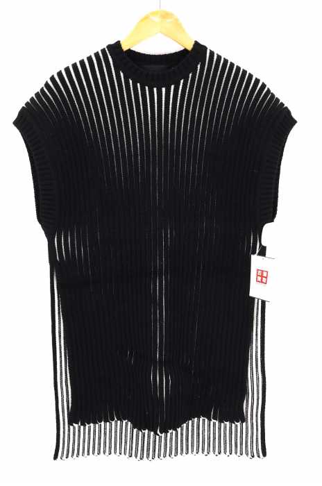 DIESEL BLACK GOLD(ディーゼルブラックゴールド) スリット入りビックニットベスト レディース トップス