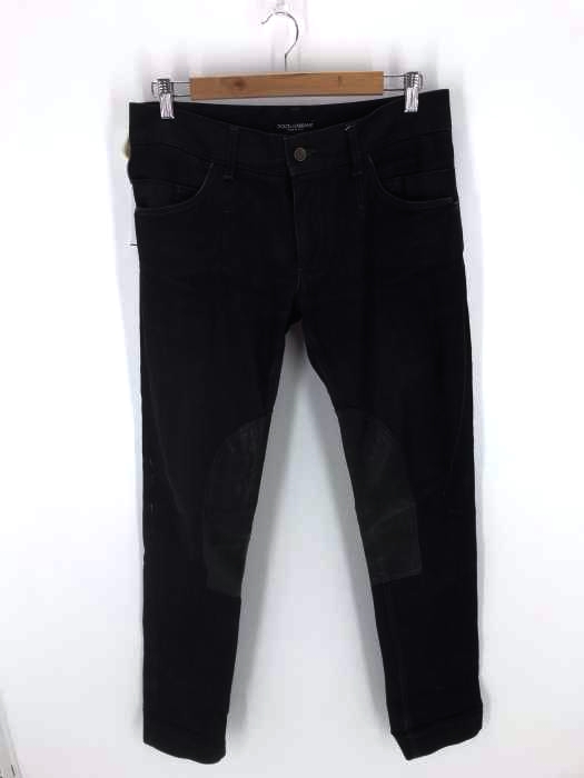 DOLCE&GABBANA（ドルチェアンドガッバーナ） 14CLASSIC レザーパッチ メンズ パンツ