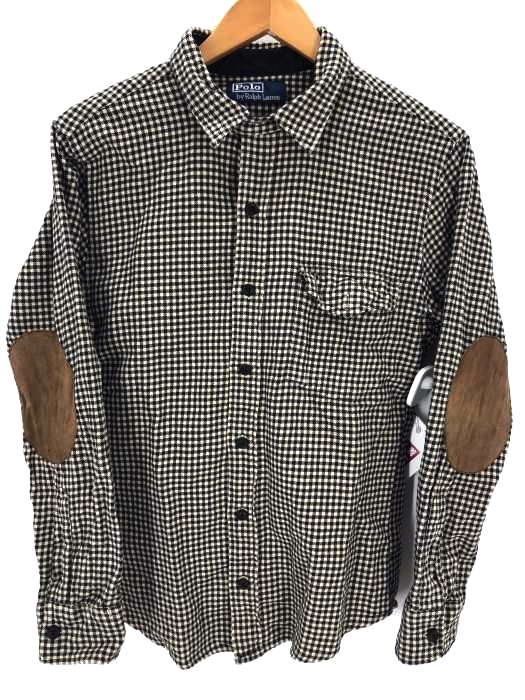 Polo by RALPH LAUREN（ポロバイラルフローレン） エルボーパッチ チェック柄シャツ メンズ トップス