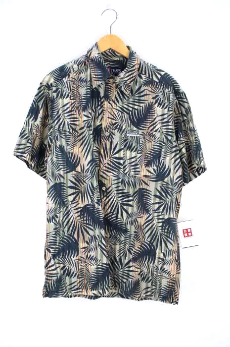 CHAPS RALPH LAUREN（チャップスラルフローレン） リーフ×チェック柄コンビアロハシャツ メンズ トップス