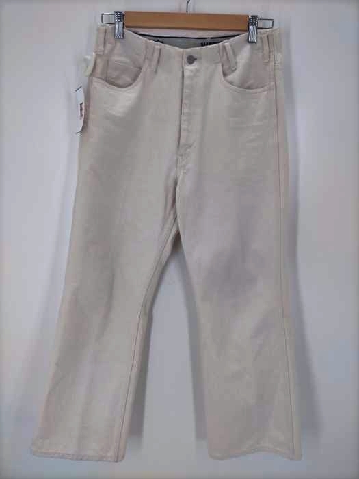WEST OVER ALLS（ウェストオーバーオールズ） 21SS 827F FLARED DENIM PANTS 生成り メンズ パンツ