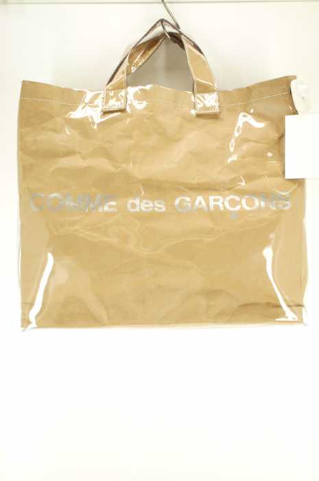 COMME des GARCONS （コムデギャルソン） ビニールロゴペーパートートバッグ レディース バッグ