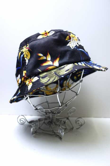 ステューシー　キャップ　バケット　ハット　花柄 STUSSY （ステューシー） 花柄バケットハット メンズ 帽子