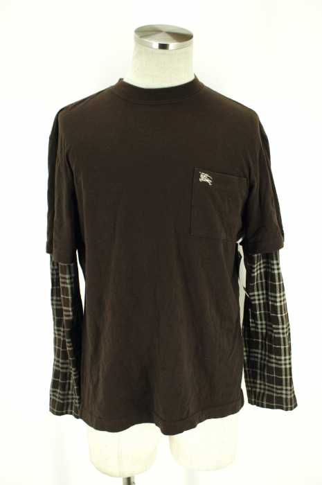 BURBERRY BLUE LABEL （バーバリーブルーレーベル） レイヤードカットソー メンズ トップス