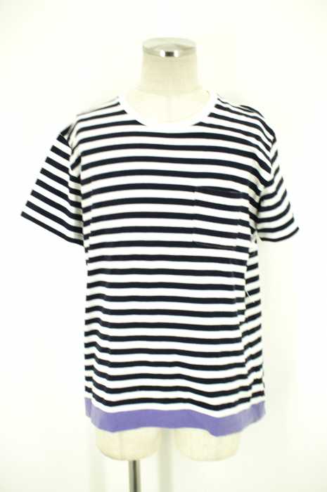 MR.GENTLEMAN （） ポケット付きボーダーカットソー メンズ トップス