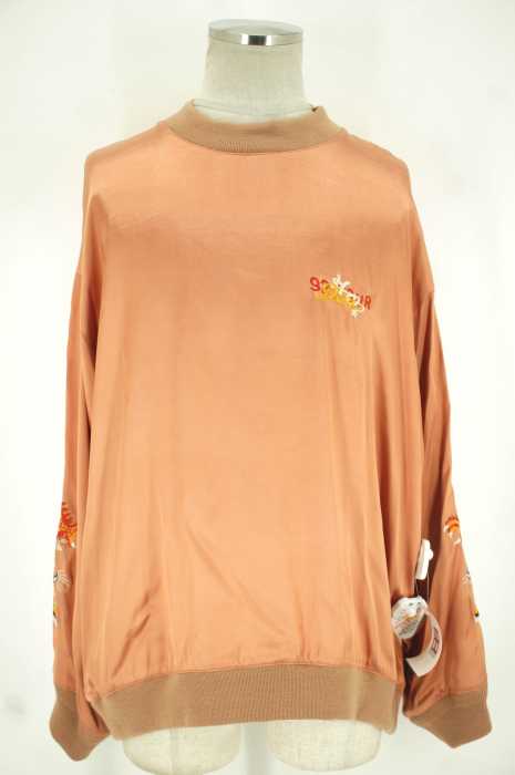 doublet （ダブレット） 17AW カオス刺繍サテンプルオーバーカットソー  