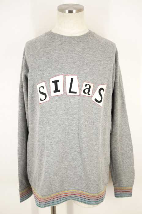 SILAS（サイラス） プリントスウェットプルオーバー メンズ トップス