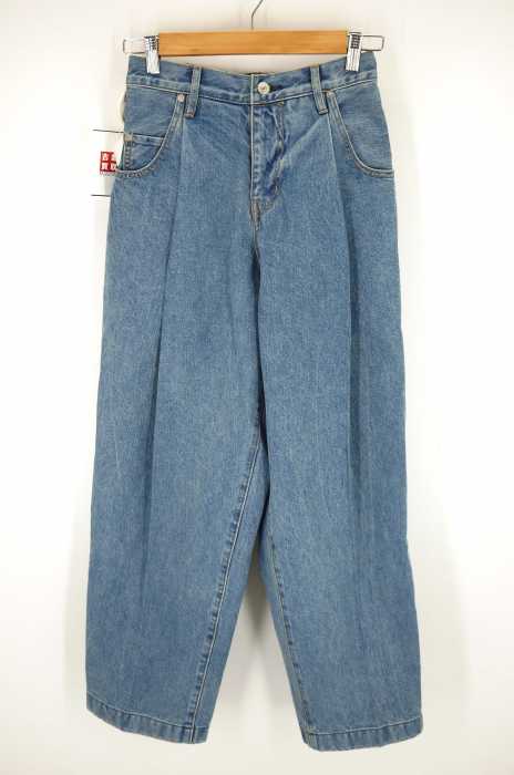 NEON SIGN (ネオンサイン) WIDE DENIM SLACKS USED ワイドデニムスラックス メンズ パンツ