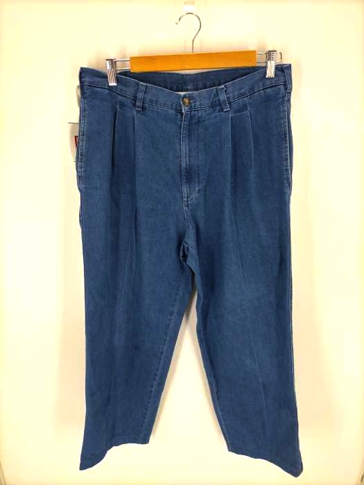 USED古着（ユーズドフルギ） 90S 2タックワイドデニムスラックスパンツ メンズ パンツ