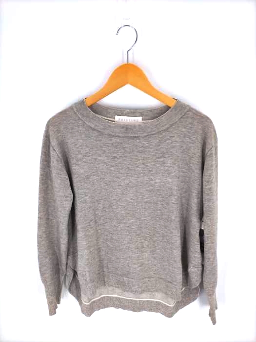 PRISTINE（プリスティン） オーガニックコットンニット レディース