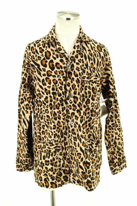 Rags MCGREGOR （ラグスマクレガー） OpenCollarPajamaSHIRTS/LEOPARD パジャマシャツ メンズ トップス