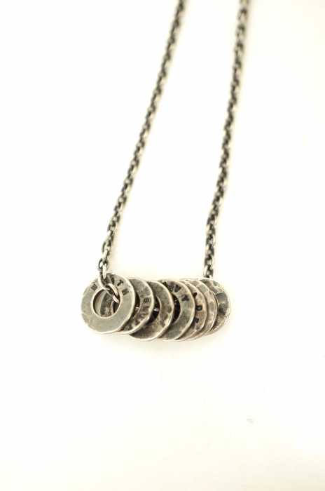 LOUNGE LIZARD×M.A.R.S （ラウンジリザード×マーズ） 7連リングネックレス メンズ アクセサリー