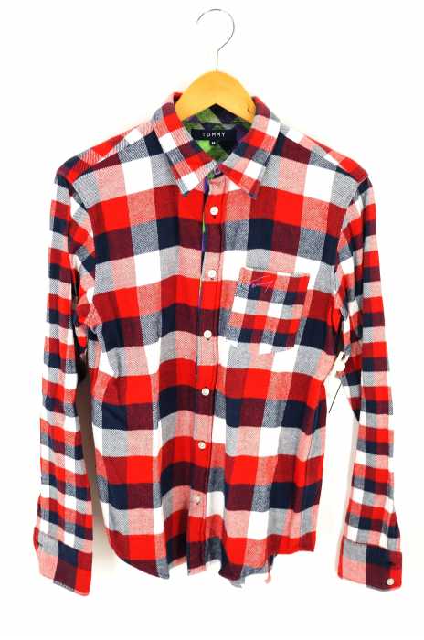 TOMMY （トミー） ブロックチャックネルシャツ メンズ トップス