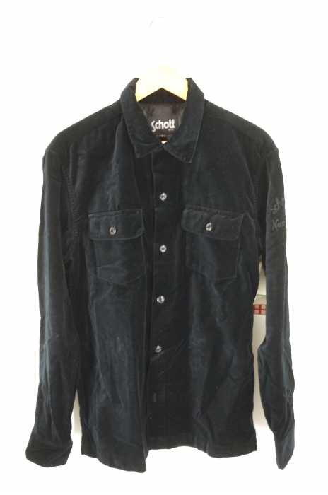 Schott （ショット） スーベニアベロアシャツジャケット メンズ トップス