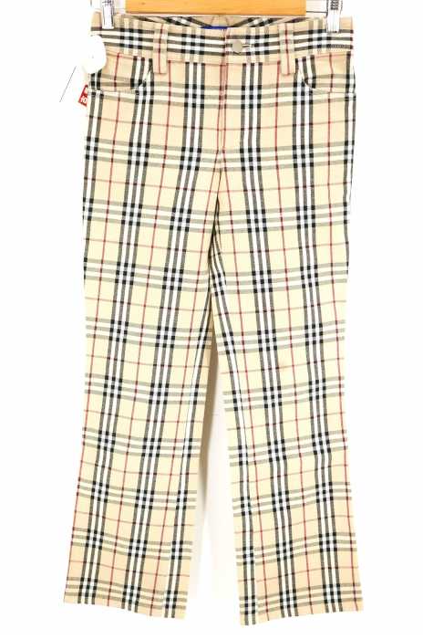 BURBERRY BLUE LABEL(バーバリーブルーレーベル) タータンチェックスラックスパンツ レディース パンツ