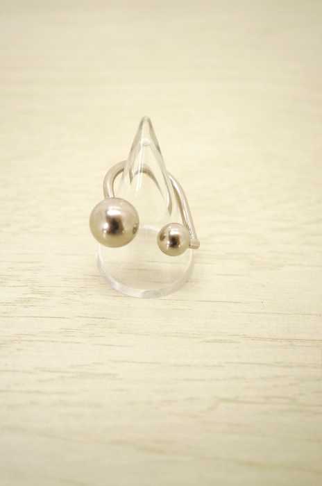 soierie(ソワリー) Hook earcuff ring Pearl 2way レディース アクセサリー