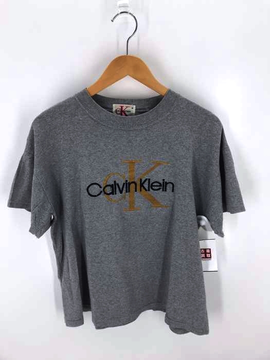 ck Calvin Klein（シーケーカルバンクライン） ビッグロゴ刺繍Tシャツ メンズ トップス