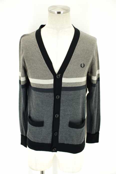 FRED PERRY (フレッドペリー) アクリルコットンカーディガン メンズ トップス