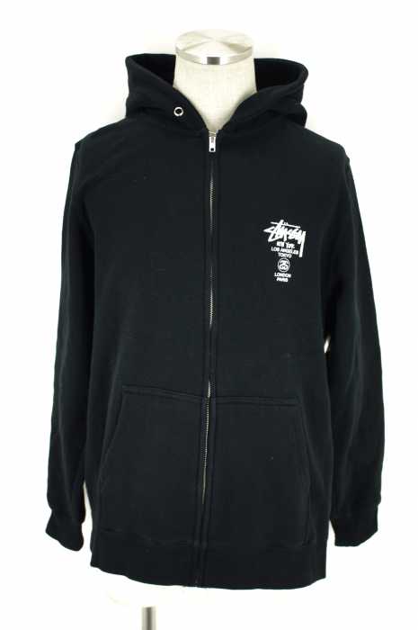 STUSSY (ステューシー) プリントジップアップパーカー メンズ トップス