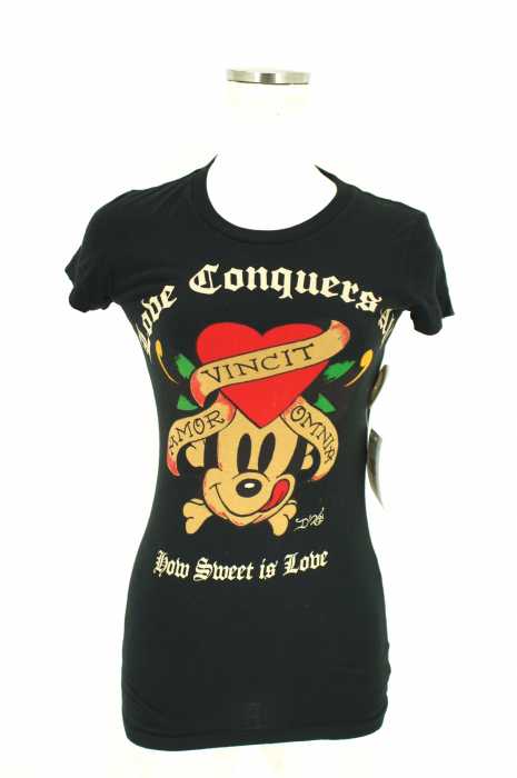 Ed Hardy × DISNEY （エドハーディー × ディズニー） プリントT