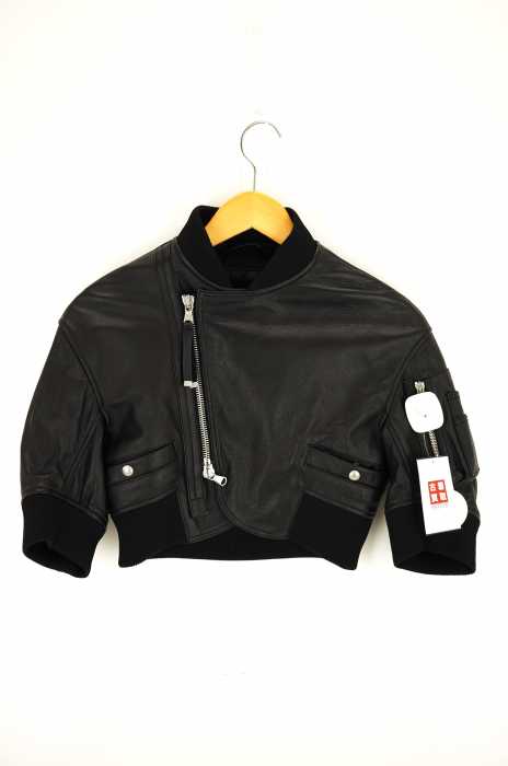 DIESEL BLACK GOLD （ディーゼルブラックゴールド） LOKOT GIACCA  ショート丈カウレザージャケット レディース アウター