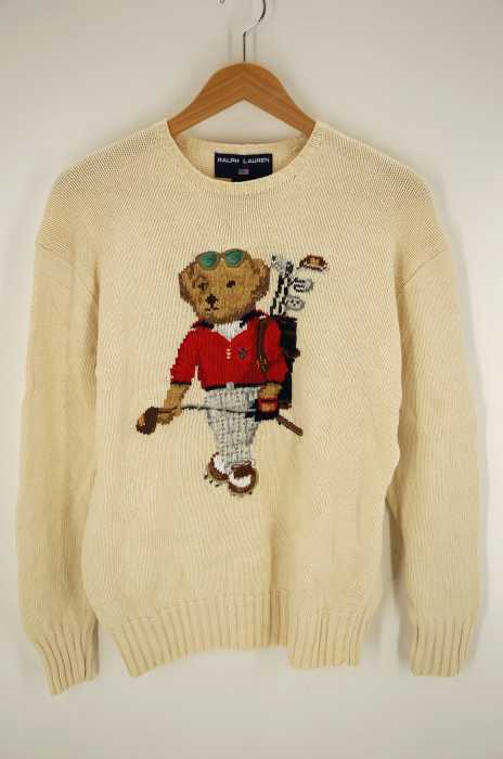POLO SPORT RALPH LAUREN（ポロスポーツラルフローレン） 90年代  BEAR  ベアーデザインニット メンズ トップス