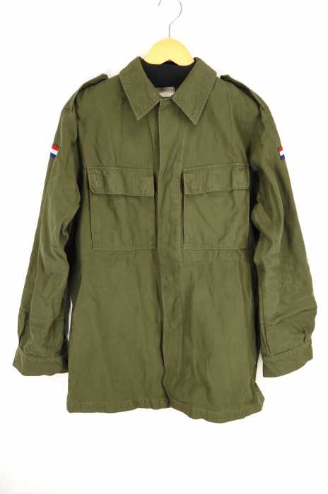 USED古着  （ユーズドフルギ） ヴィンテージ VINTAGE オランダ軍 ミリタリー シャツ 長袖 ユーティリティ ジャケット メンズ トップス