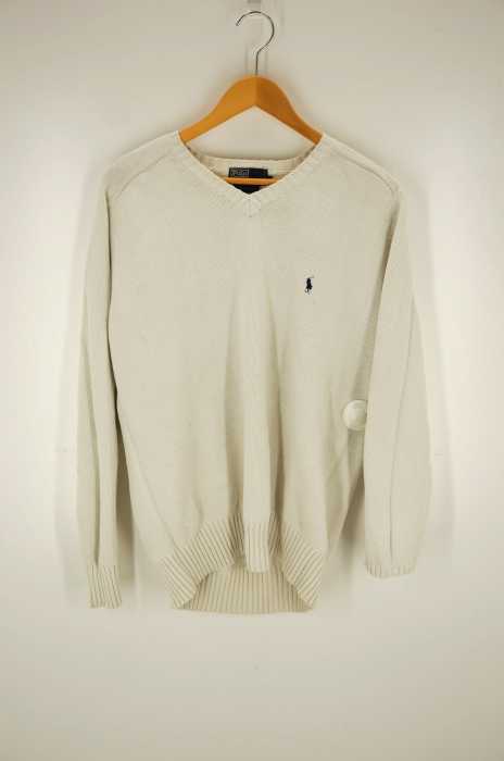 Polo by RALPH LAUREN （ポロバイラルフローレン） Vネックコットンニット メンズ トップス