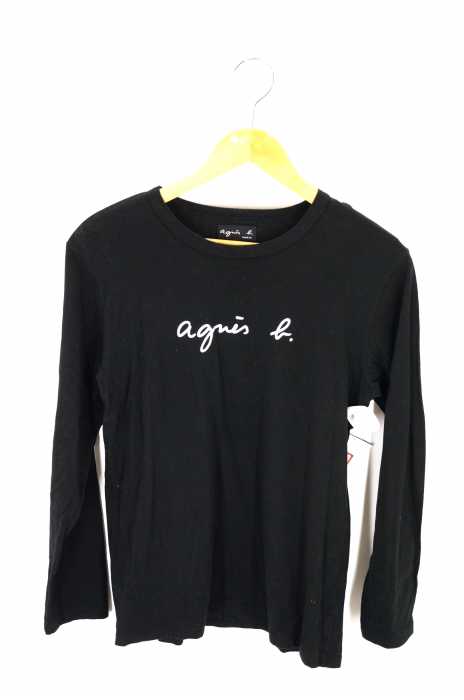 agnes b. （アニエスベー） LOGO L/S TEE ロゴTシャツ レディース トップス