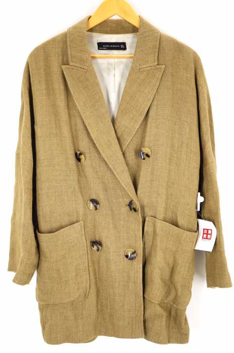ZARA WOMAN （ザラ ウーマン） リネンダブルテーラードジャケット レディース アウター