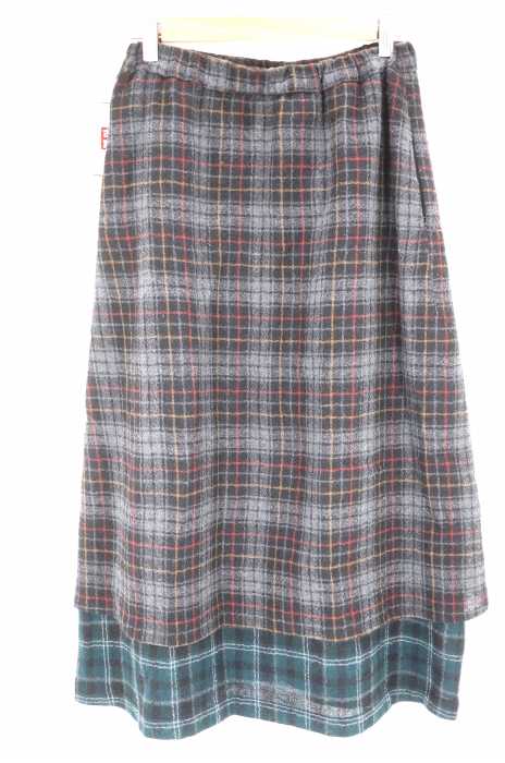 STOF(ストフ) 18AW ウールチェックMIXスカート レディース スカート