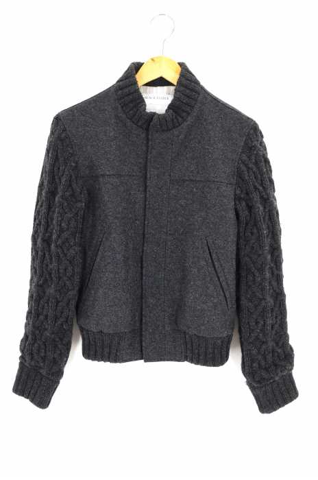 BROOKS BROTHERS BLACK FLEECE （ブルックスブラザーズブラックフリース） ケーブル編み切替 メンズ アウター
