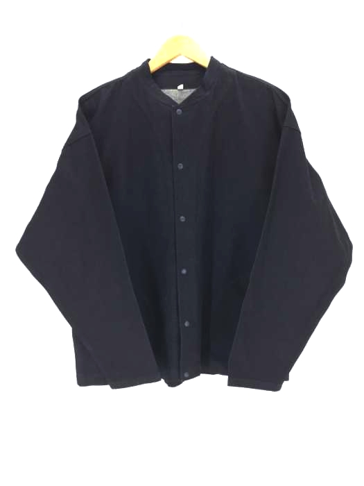 MUJI labo(ムジラボ) ライトオンスデニムスタンドカラーシャツ メンズ トップス