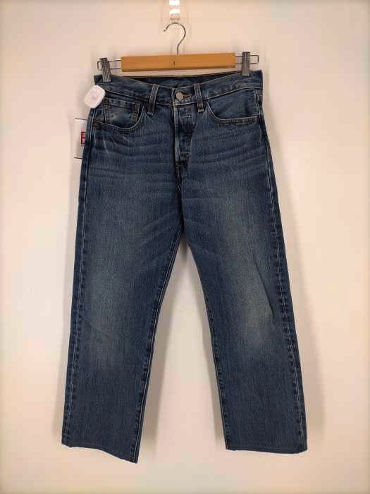 Levis(リーバイス) ワンウォッシュカラー 501 ボタンフライデニム レディース パンツ